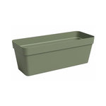 ARTEVASI Jardiniere - Plastique - Vert Cendre� - Rectangulaire - L49,9 x P20 x H18,1cm - ARTEVASI