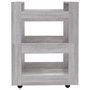 Voir la diapositive 5 : VIDAXL Chariot de cuisine Sonoma gris 60x45x80 cm Bois d'ingenierie