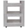 Voir la diapositive 5 : VIDAXL Chariot de cuisine Sonoma gris 60x45x80 cm Bois d'ingenierie