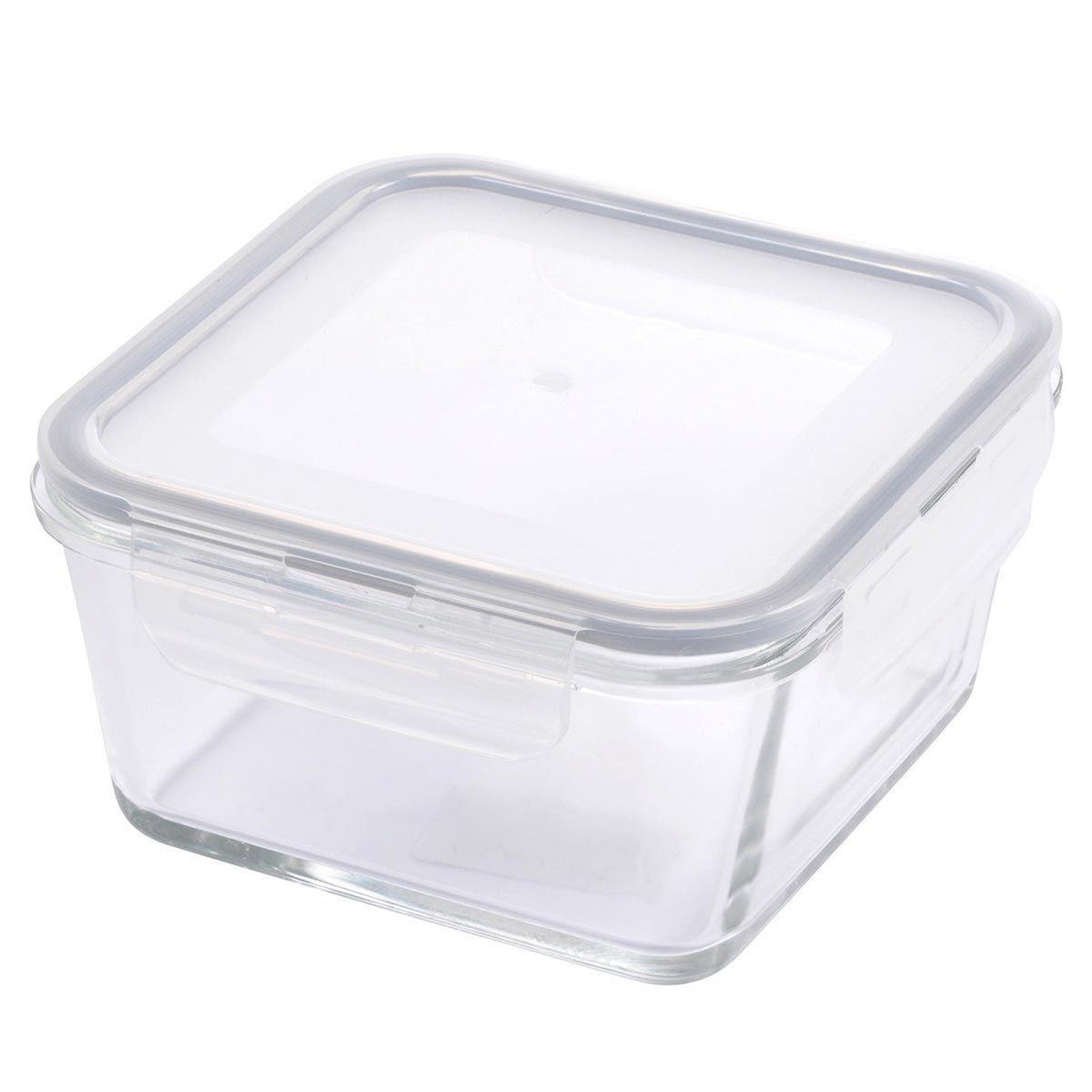 HOMEA Boîte de Conservation Carrée  Tixo  0,9L Taupe