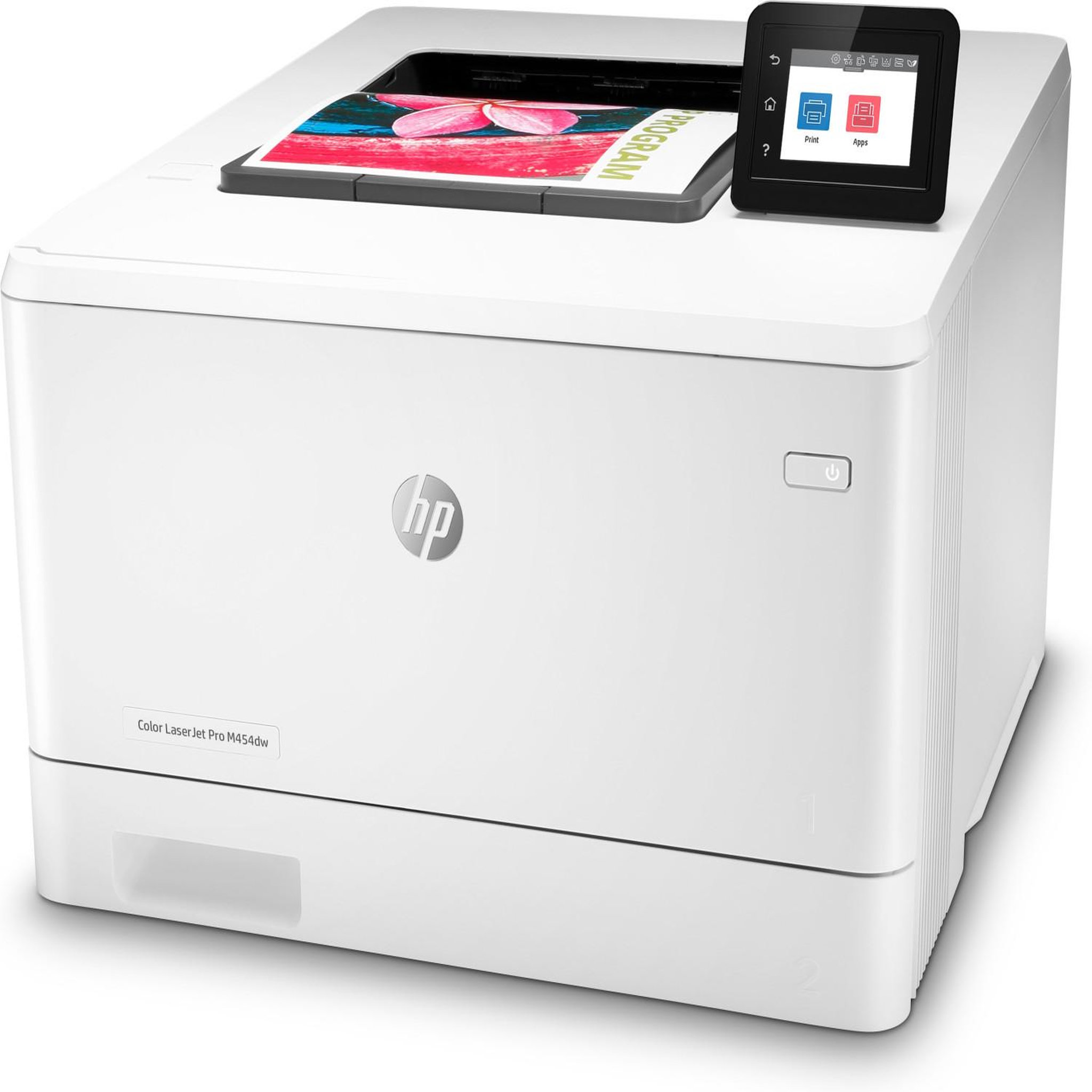 Voir la diapositive 3 : HP Hp color laserjet pro m454dw, imprimer, impression usb en façade; impression recto-verso