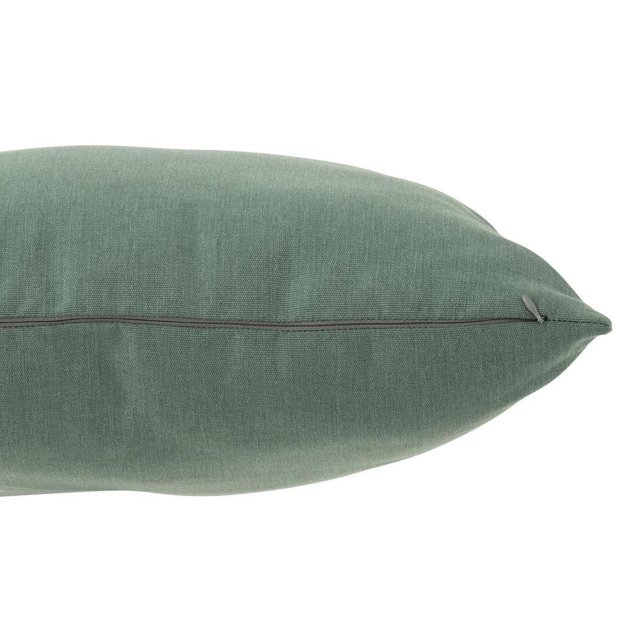 Voir la diapositive 2 : J-LINE Coussin déco  poly  50x50cm vert