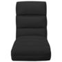 Voir la diapositive 2 : VIDAXL Chaise pliable de sol Noir Similicuir