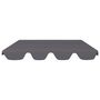 Voir la diapositive 3 : VIDAXL Toit rechange balançoire anthracite 150/130x105/70 cm