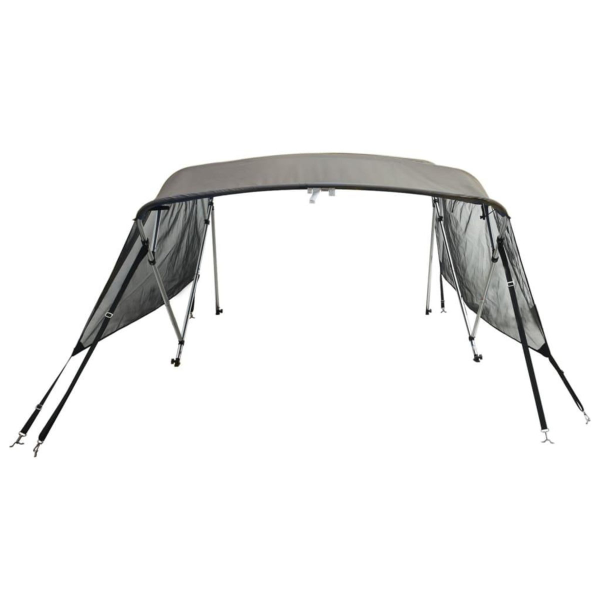 VIDAXL Toit bimini a 4 arceaux parois en maille 243x(170-182)x137 cm