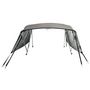 Voir la diapositive 4 : VIDAXL Toit bimini a 4 arceaux parois en maille 243x(170-182)x137 cm