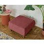 Voir la diapositive 4 : BEST MOBILIER Cristal - pouf modulable - 65 cm - en velours texturé