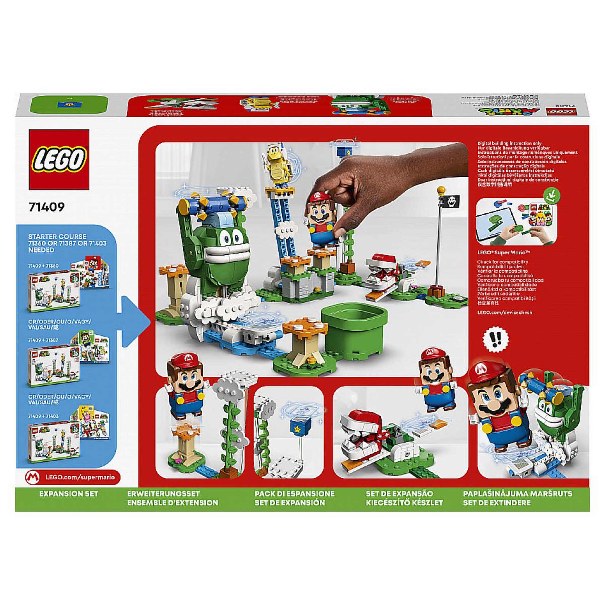 Voir la diapositive 2 : LEGO 71409 Ensemble d'extension le defi du maxi-spike sur un nuage