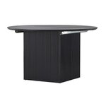 Paris Prix Table à Manger Extensible  Mathilda  130-180cm Noir