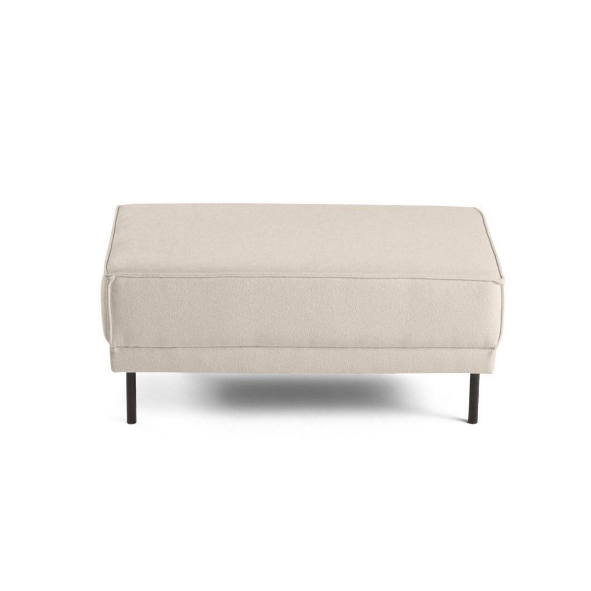 LISA DESIGN Charlie - pouf - pieds hauts - en tissu