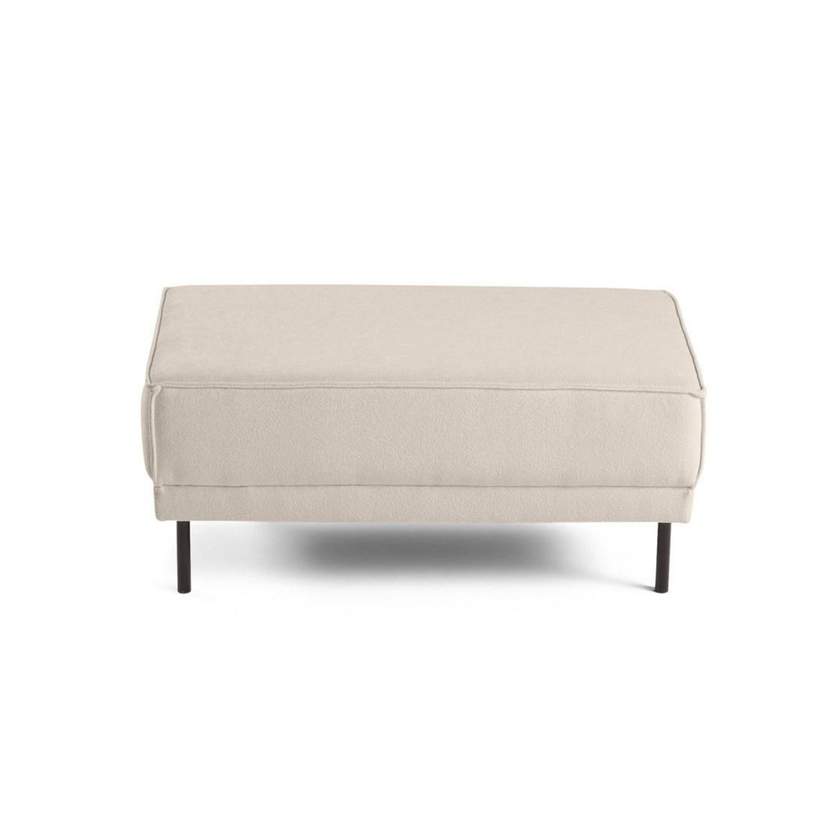 LISA DESIGN Charlie - pouf - pieds hauts - en tissu