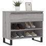 Voir la diapositive 3 : VIDAXL Armoire a chaussures Sonoma gris 70x36x60 cm Bois d'ingenierie