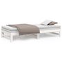 Voir la diapositive 5 : VIDAXL Lit coulissant sans matelas blanc 2x(90x200) cm