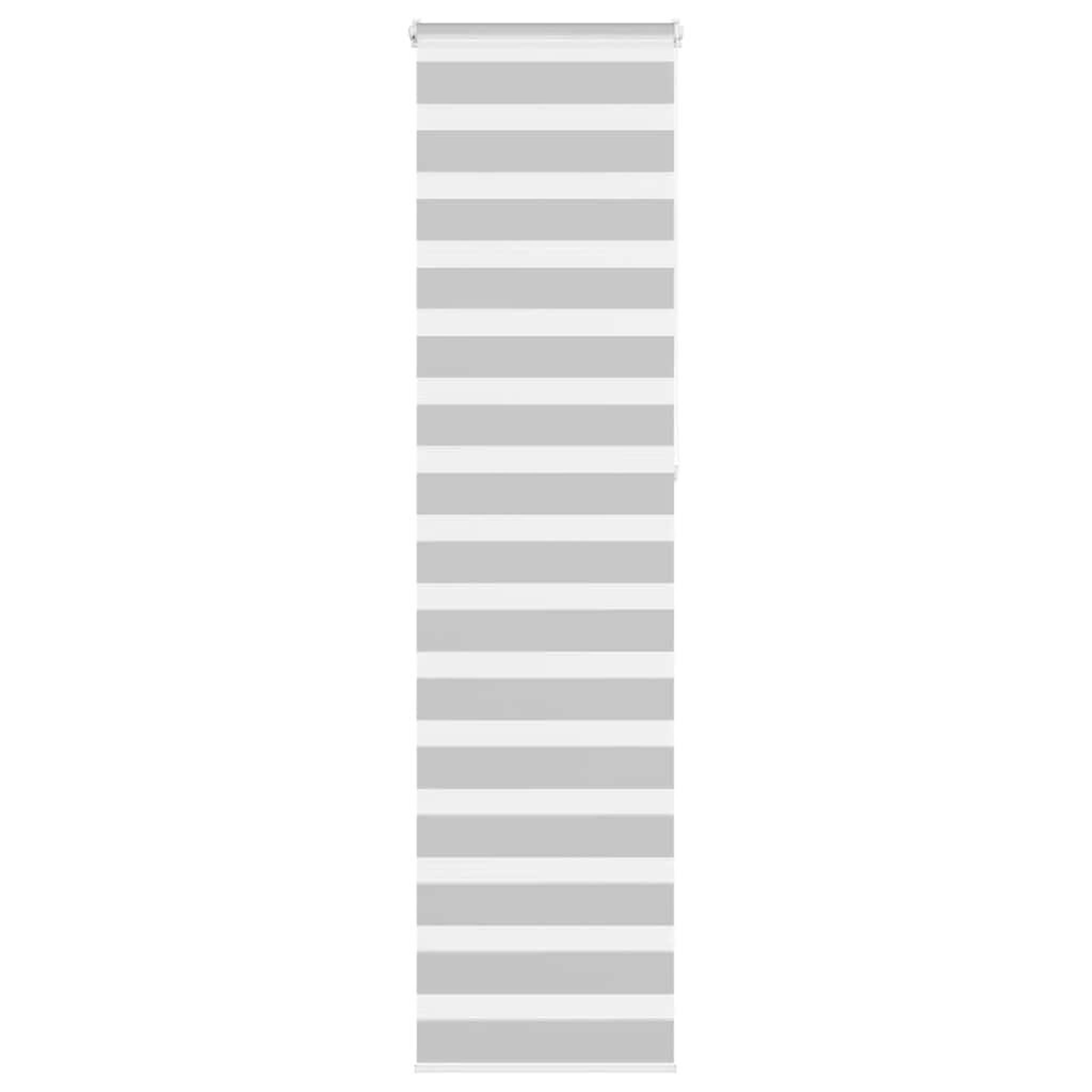 VIDAXL Store zebre gris clair largeur du tissu 55,9 cm polyester