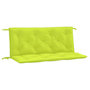 Voir la diapositive 2 : VIDAXL Coussins de banc de jardin lot de 2 vert vif tissu Oxford