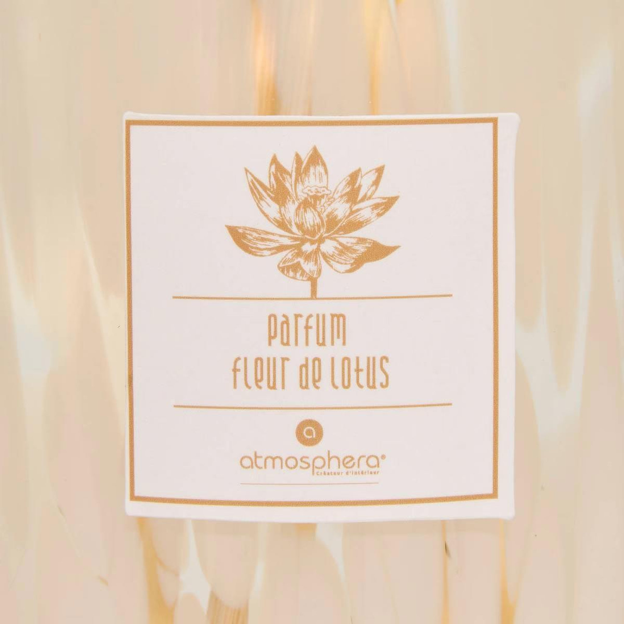 Voir la diapositive 2 : ATMOSPHERA Diffuseur de parfum en verre  belli  500ml fleur de lotus