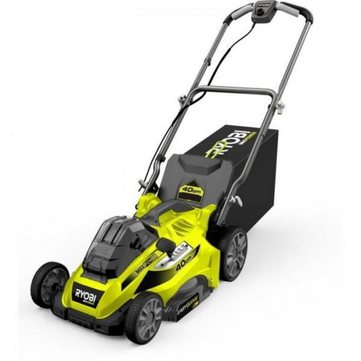Ryobi Tondeuse a Gazon RYOBI -   36V MAXPOWER Power Assist™ - Ø coupe 40 cm - ramassage et mulching + batterie 5,0 Ah & chargeur - RLM36X41H5