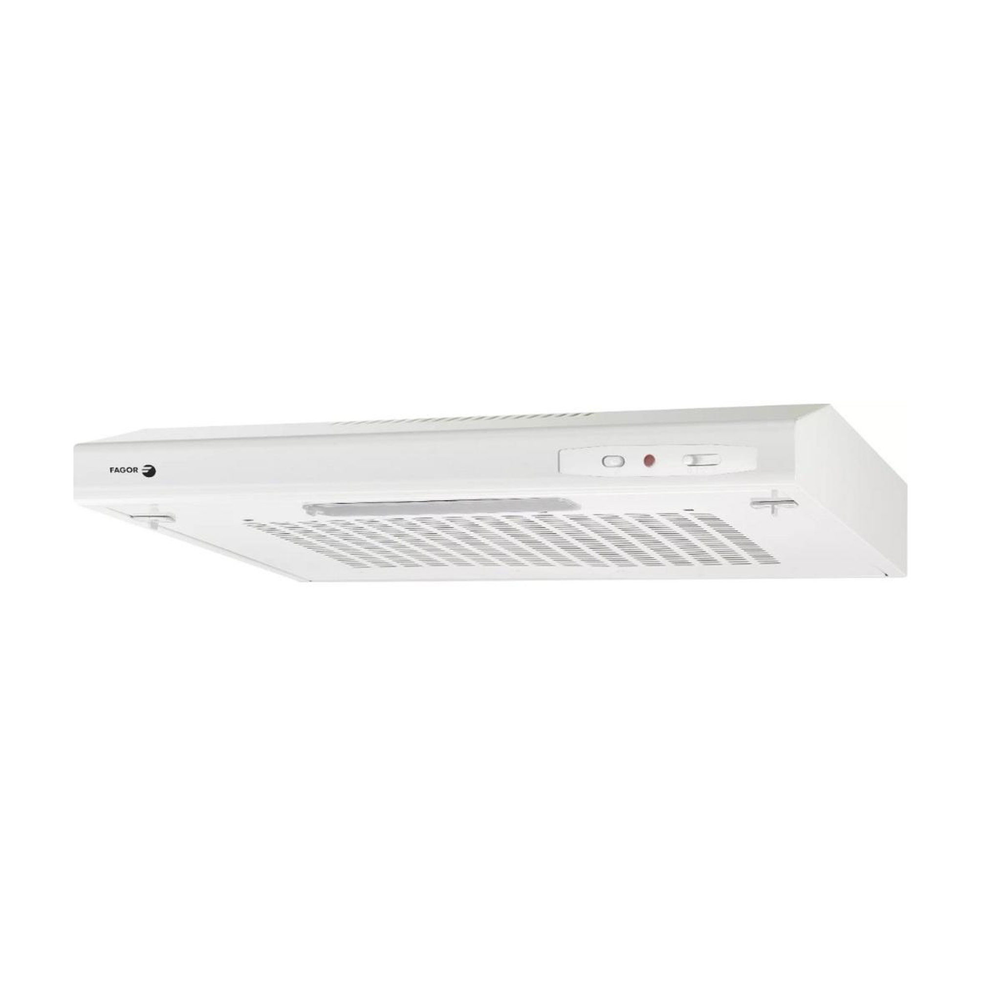 Voir la diapositive 3 : Fagor Hotte casquette 60cm 185m3/h blanc - fhc8200b
