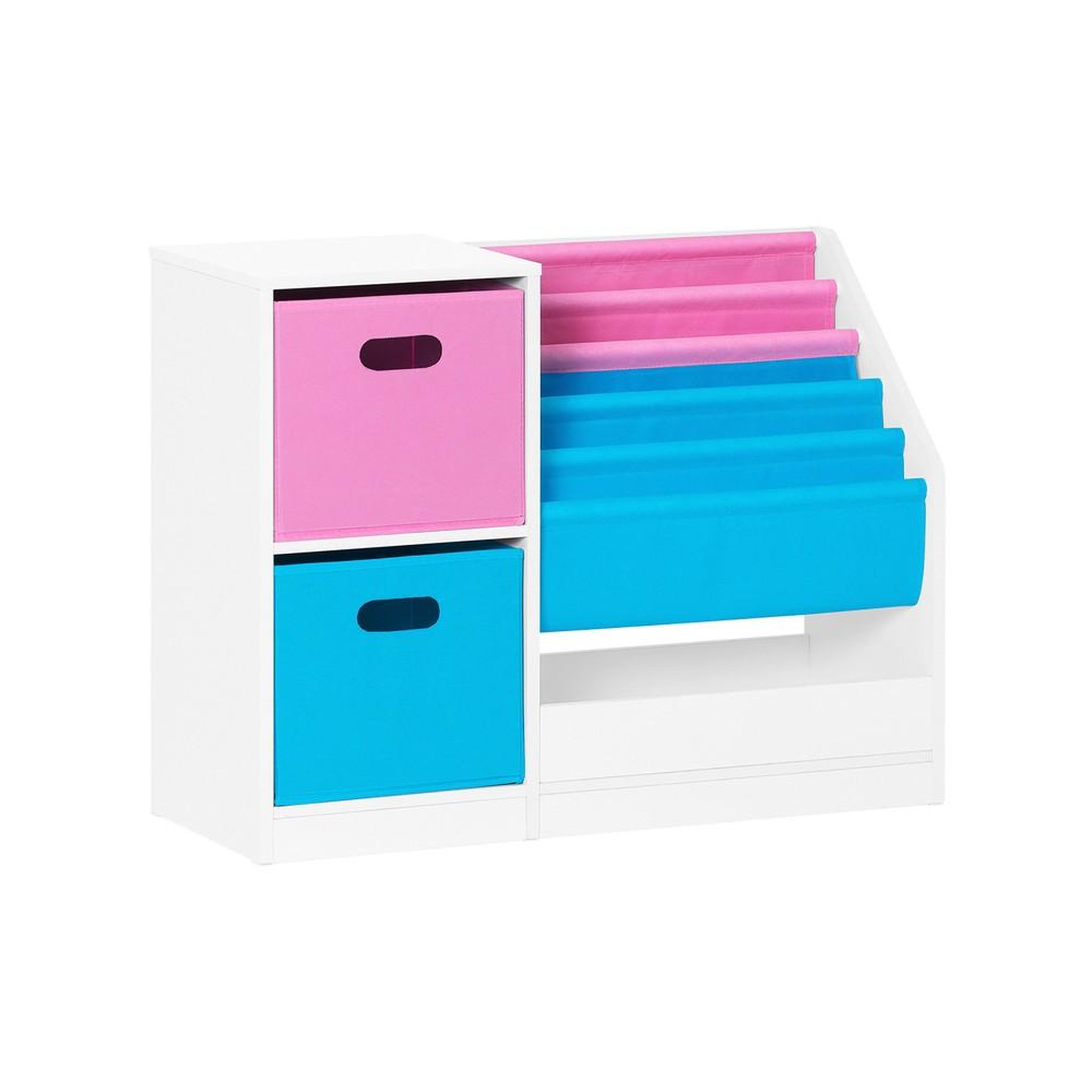 SOBUY SoBuy - Bibliothèque Enfant à une étagère - Moderne - KMB76. Coloris disponibles : Bicolore, Blanc