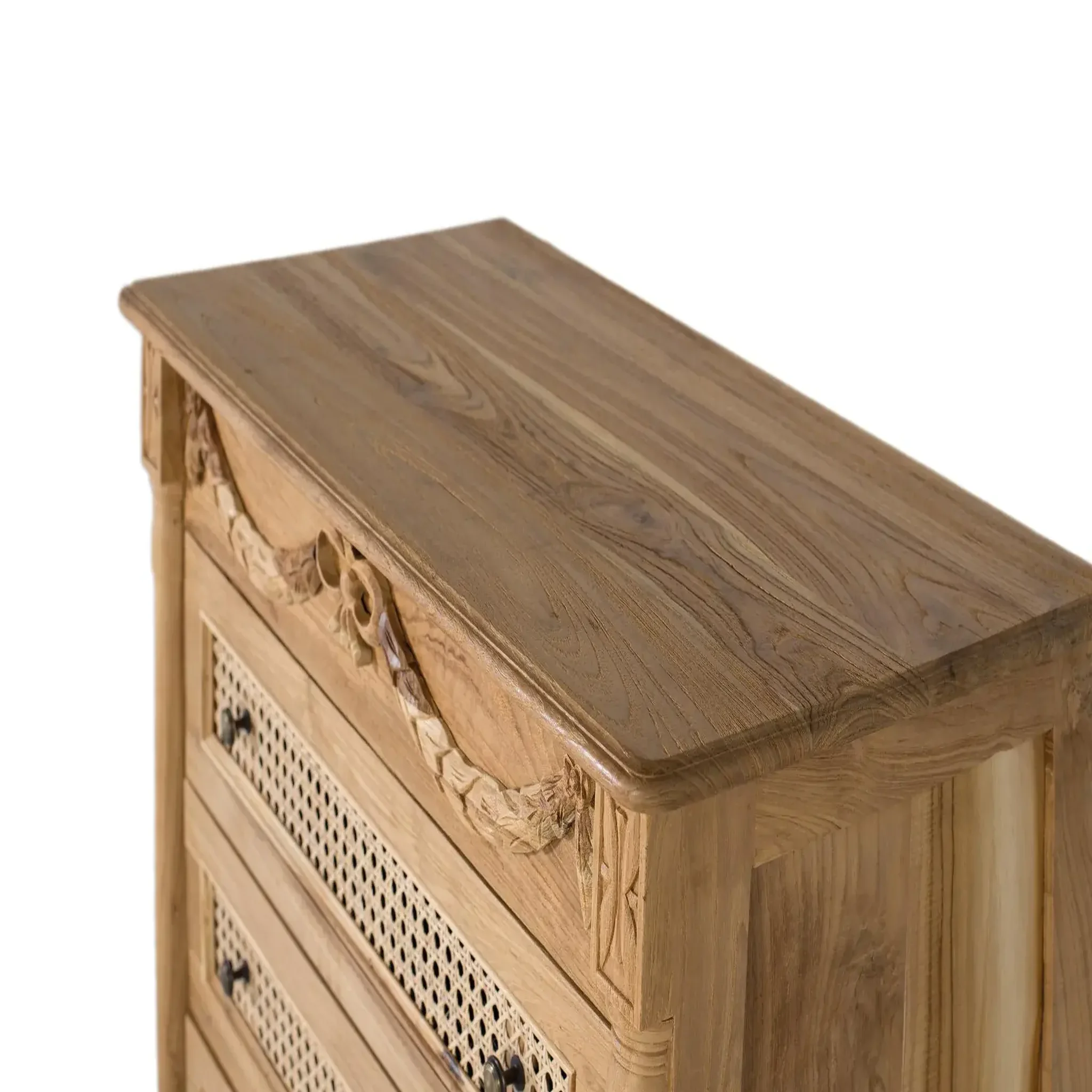 Voir la diapositive 3 : GINER Y COLOMER SL Commode en bois de teck 80 cm style rustique contemporain