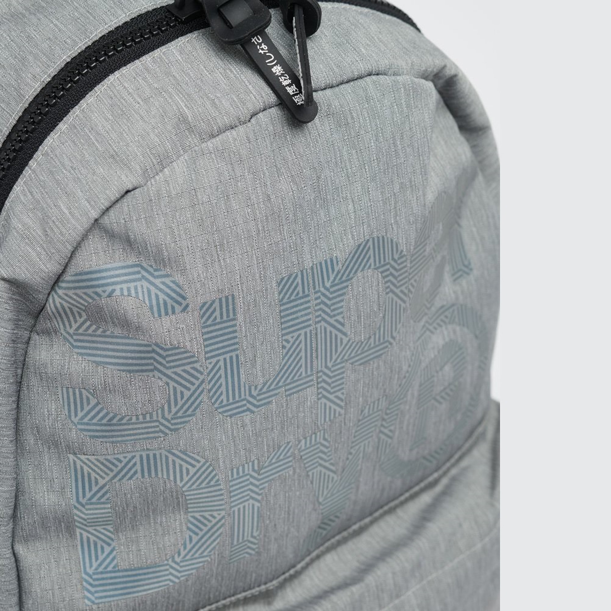 Voir la diapositive 4 : SUPERDRY Sac à dos 1 compartiment gris chiné clair - Montana