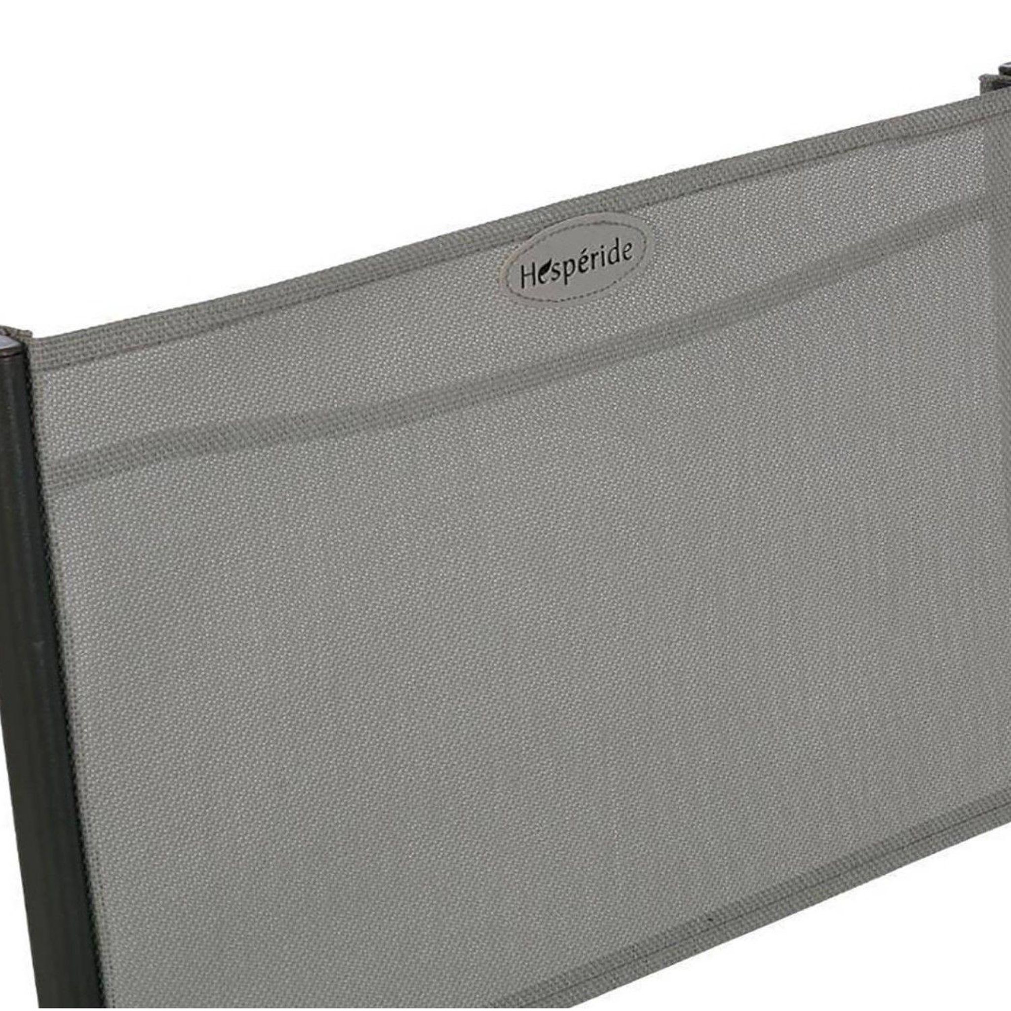 Voir la diapositive 4 : TOILINUX Lot de 4 chaises de jardin pliables modula