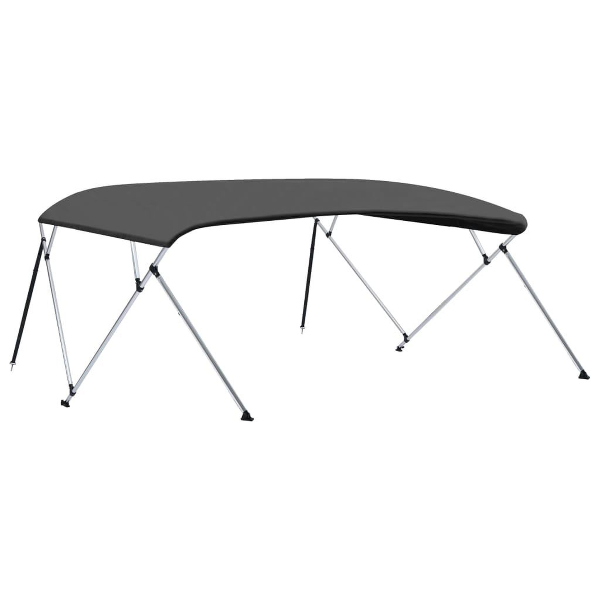 Voir la diapositive 5 : VIDAXL Auvent bimini a 4 arceaux Anthracite 243x(230-244)x137 cm