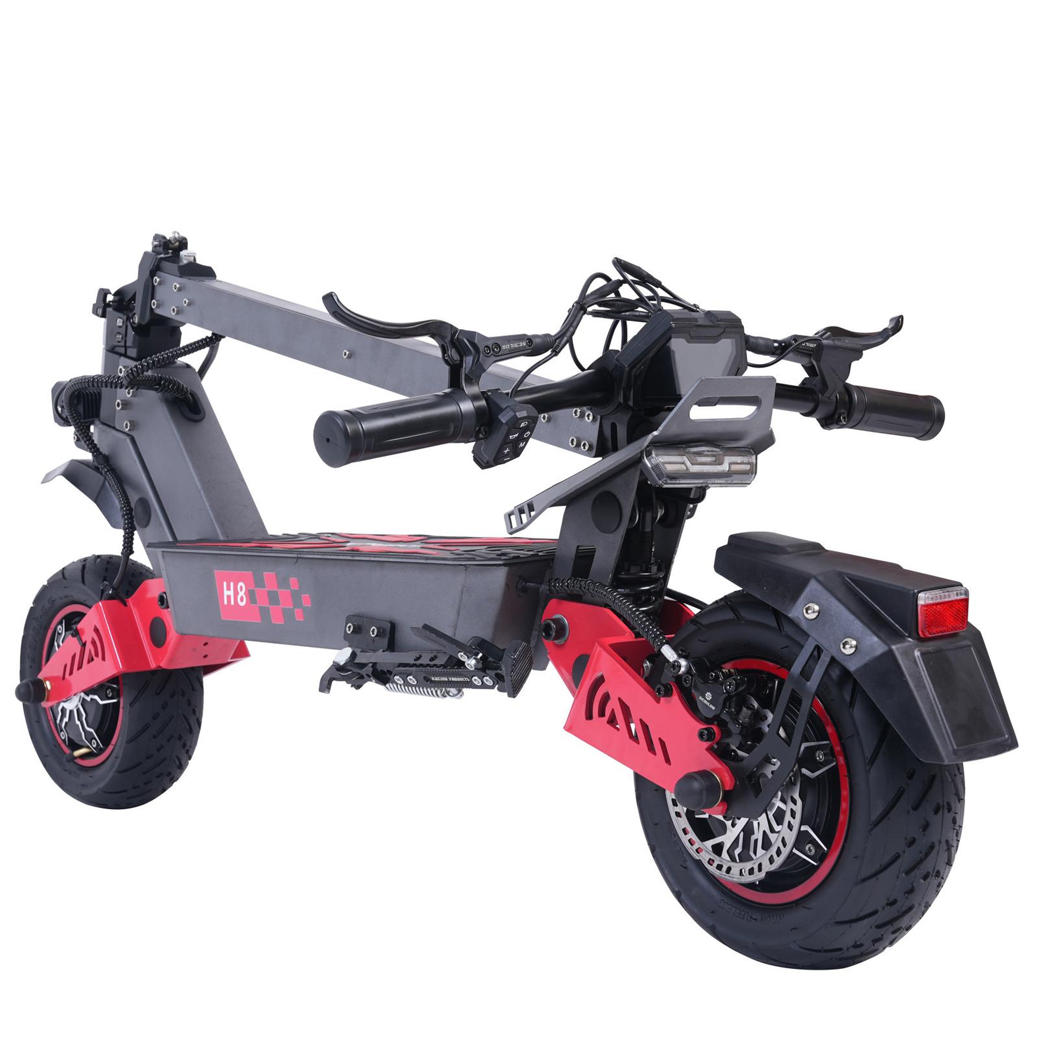 Voir la diapositive 4 : FREEBOY Trottinette électrique performante freeboy h8 – double moteur, 60 v 28 ah, 11 pouces tout-terrain