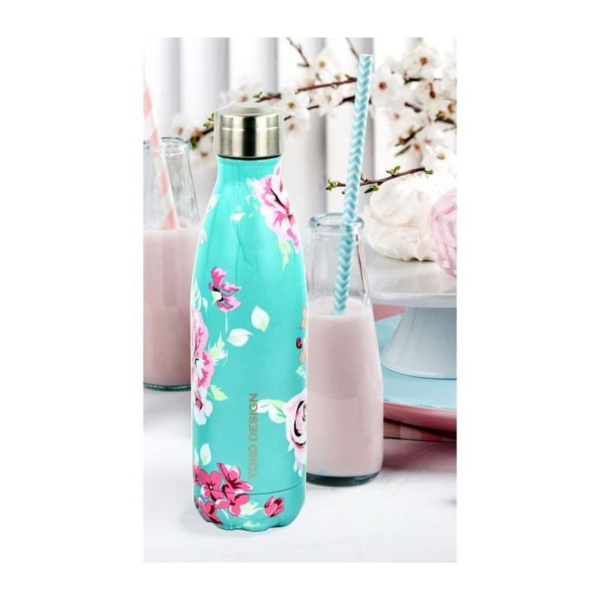 Voir la diapositive 2 : YOKO DESIGN YOKO DESIGN Bouteille isotherme de 500 ml Motif Vintage