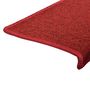 Voir la diapositive 4 : VIDAXL Tapis d'escalier 15 pcs 65x21x4 cm Rouge