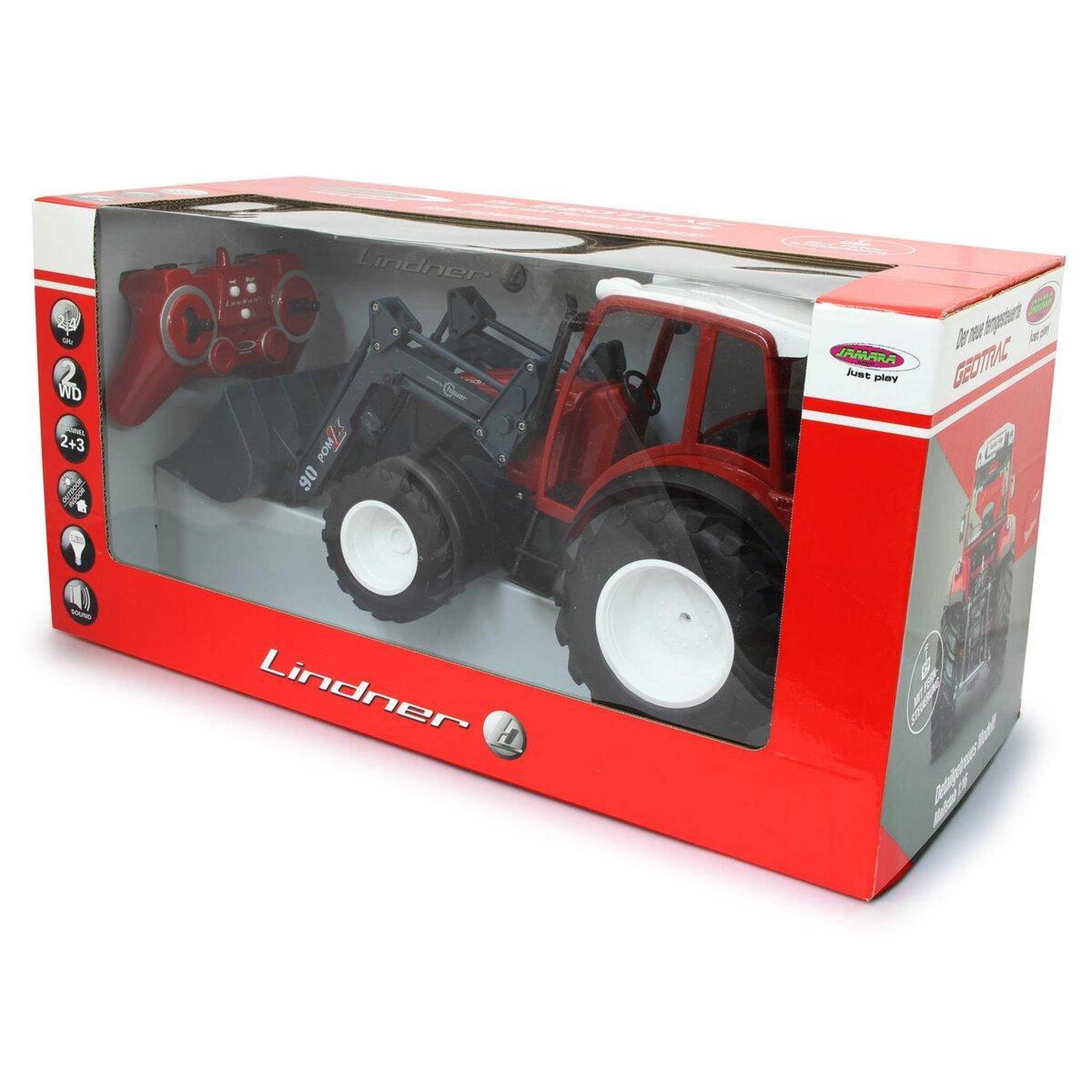 Voir la diapositive 2 : Jamara Lindner Geotrac ac Chargeur 1:16 2,4GHz