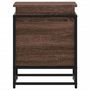 Voir la diapositive 4 : VIDAXL Boîte de rangement avec couvercle chene marron bois ingenierie