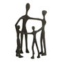 Voir la diapositive 1 : Paris Prix Statuette Déco  Famille en Cercle  31cm Noir