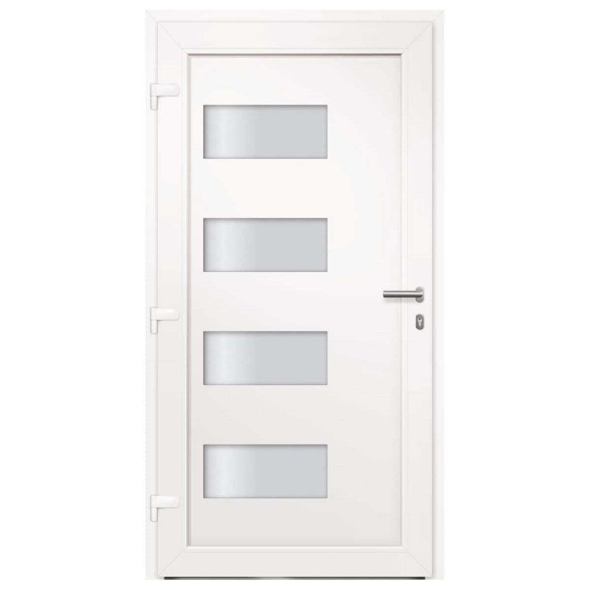 VIDAXL Porte d'entree Aluminium et PVC Anthracite 110x210 cm