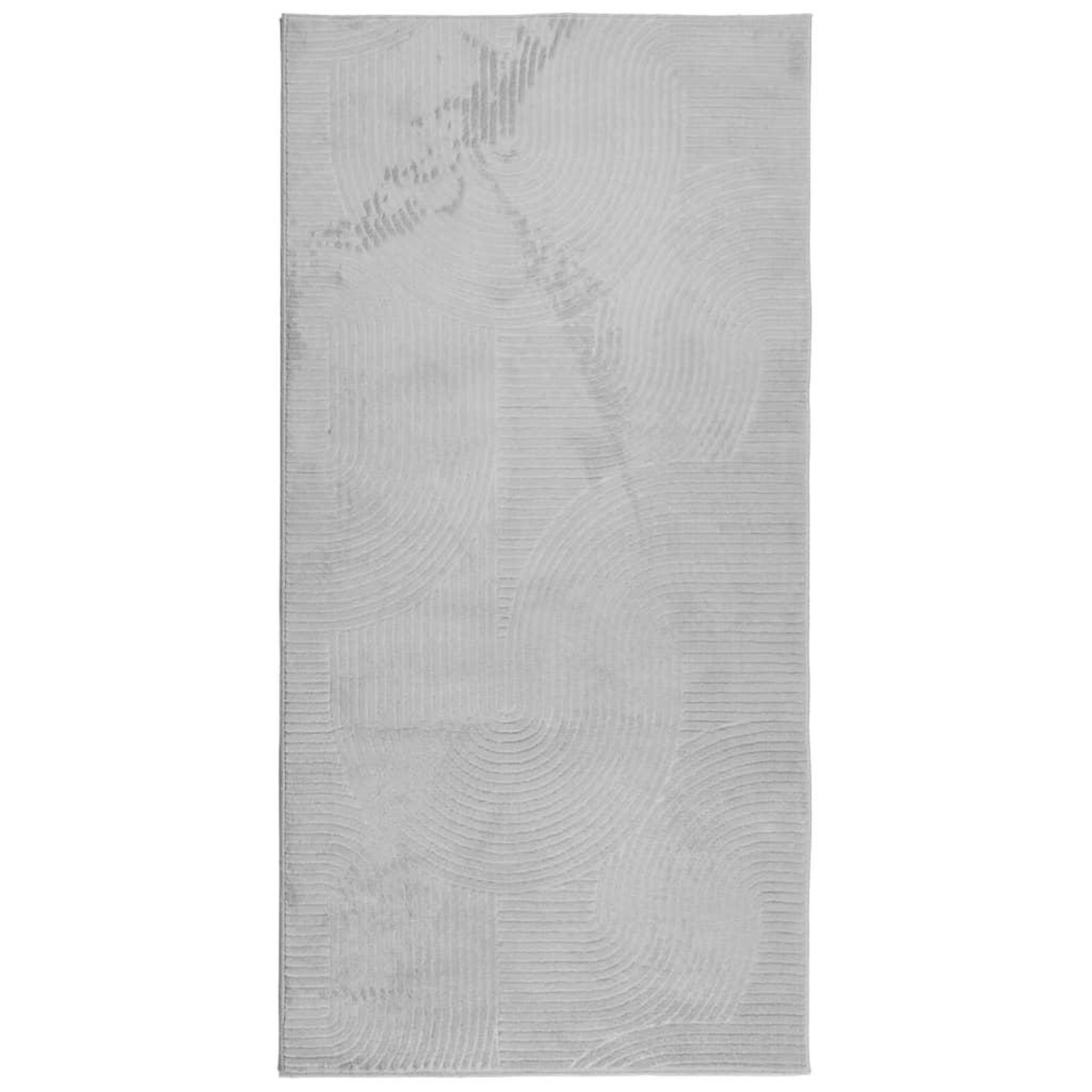 Voir la diapositive 2 : VIDAXL Tapis IZA poils courts style scandinave gris 100x200 cm