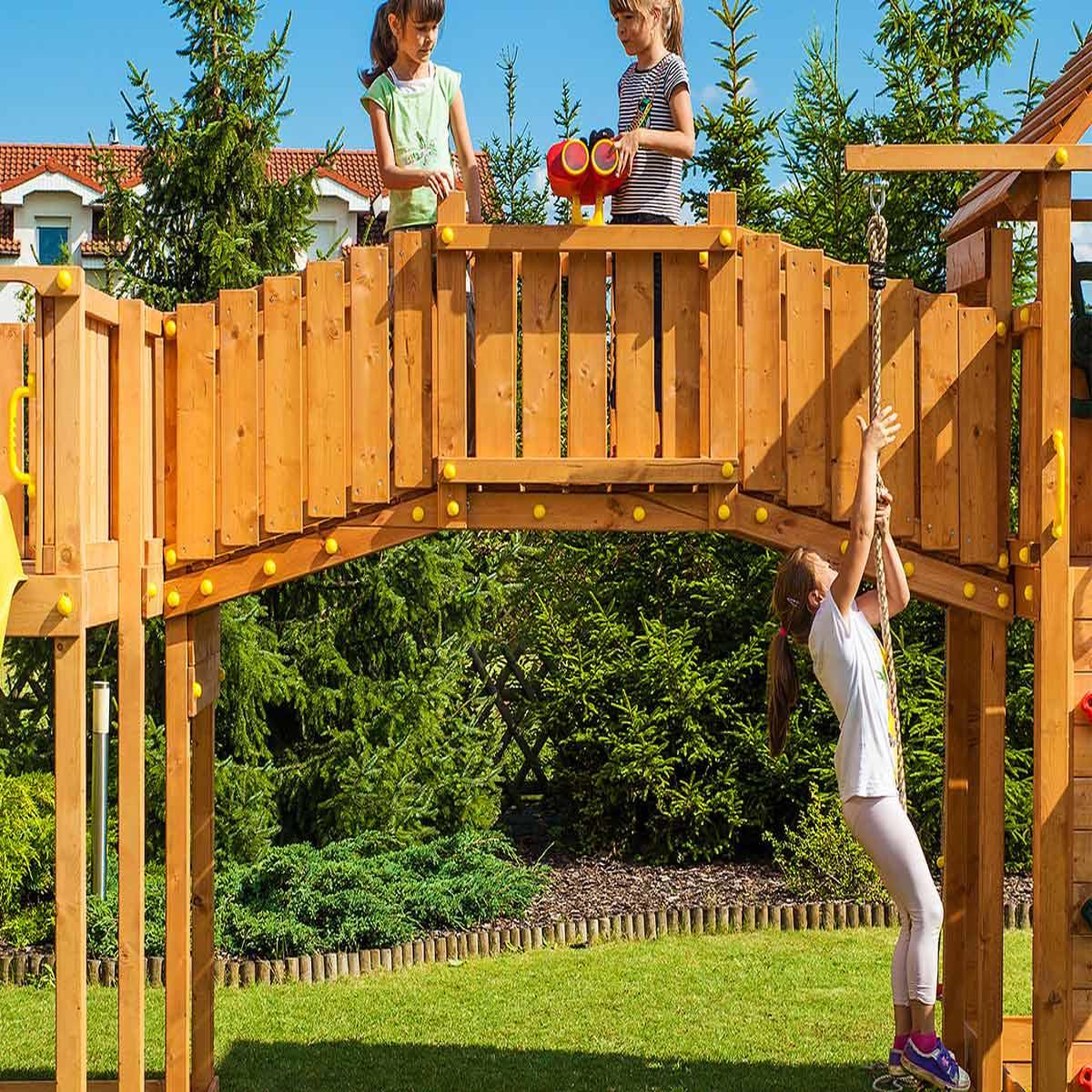Voir la diapositive 5 : Fungoo Aire de jeux maxi play box - toboggan vert - fungoo