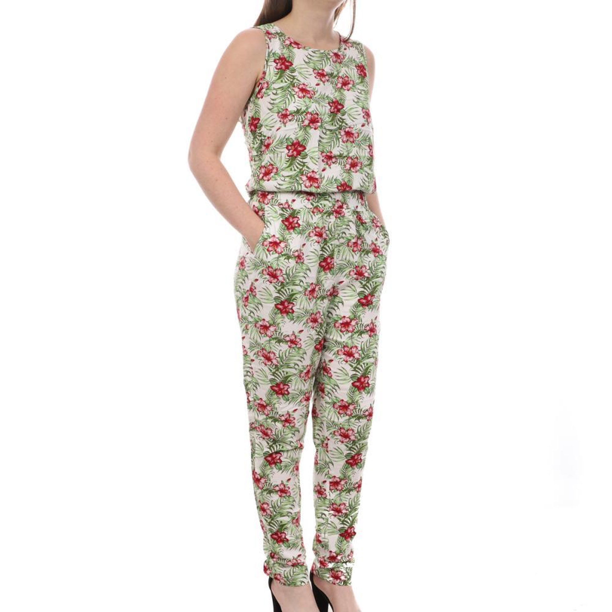 Vero Moda Combinaison he/Fleurs Femme Vero Moda Easy. Coloris disponibles : Blanc