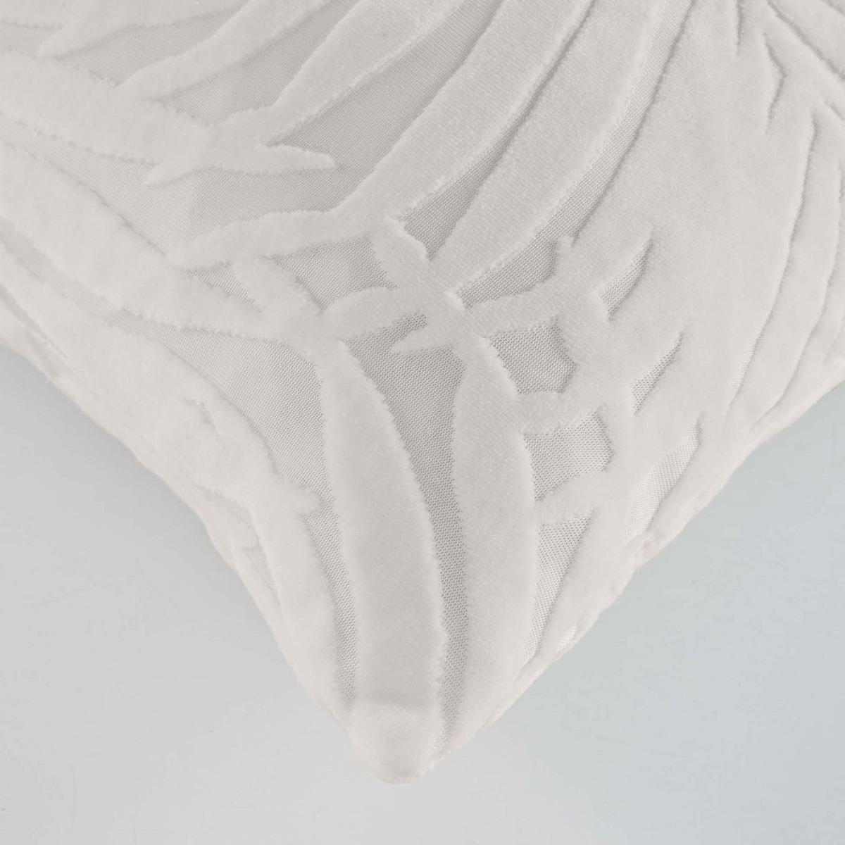 Paris Prix Housse de Coussin en Velours  Natureo  40x40cm Naturel