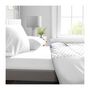 Voir la diapositive 2 : HOME LINGE PASSION Drap housse - HOME LINGE PASSION - HP71764 - 140 x 190 cm + 30 cm bonnet - Microfibre - 82 g - Blanc