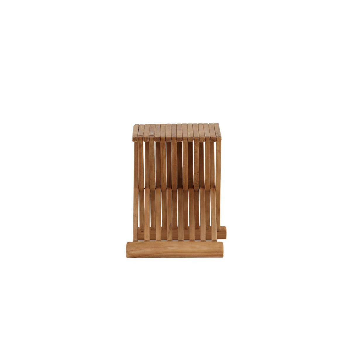Paris Prix Table d'Appoint de Jardin en Teck  Ghana  43cm Naturel