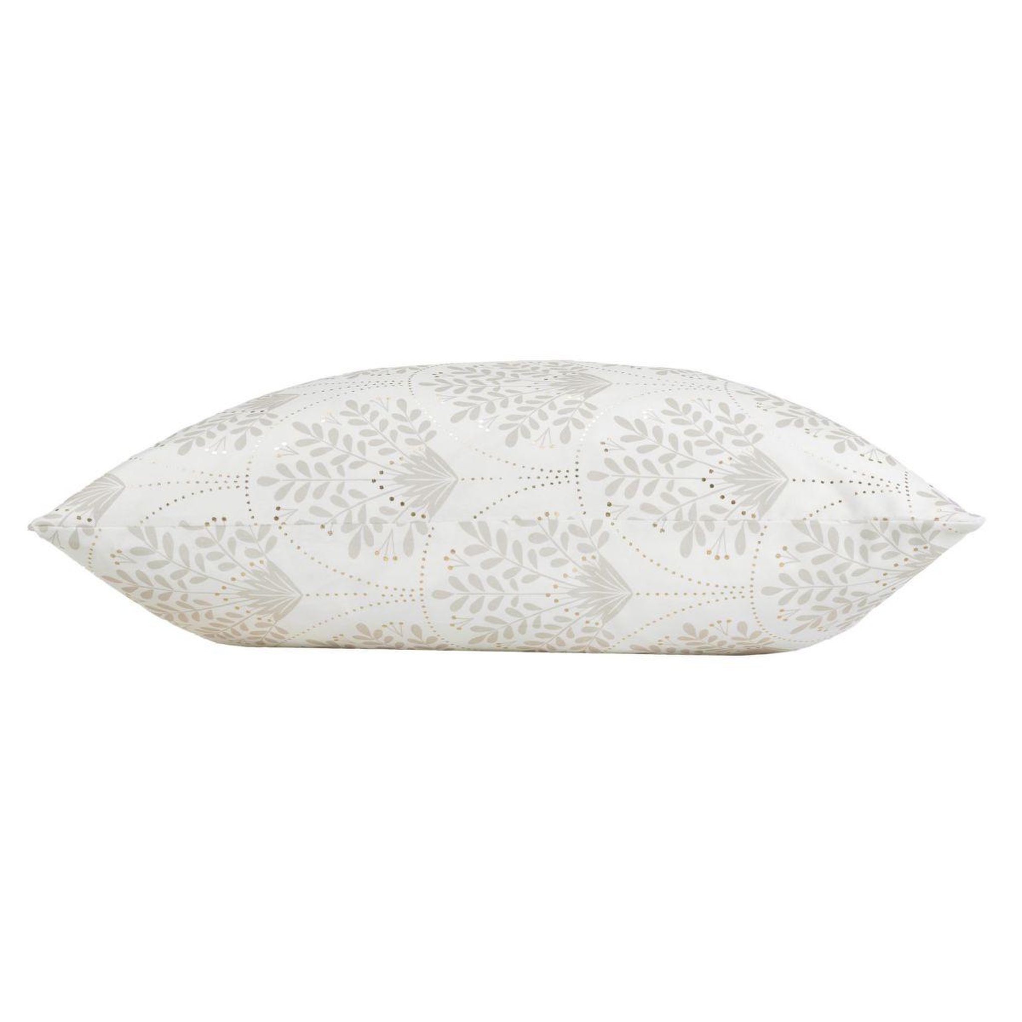 Voir la diapositive 2 : Douceur d'Intérieur Coussin déco imprimé  majestia  60x60cm blanc