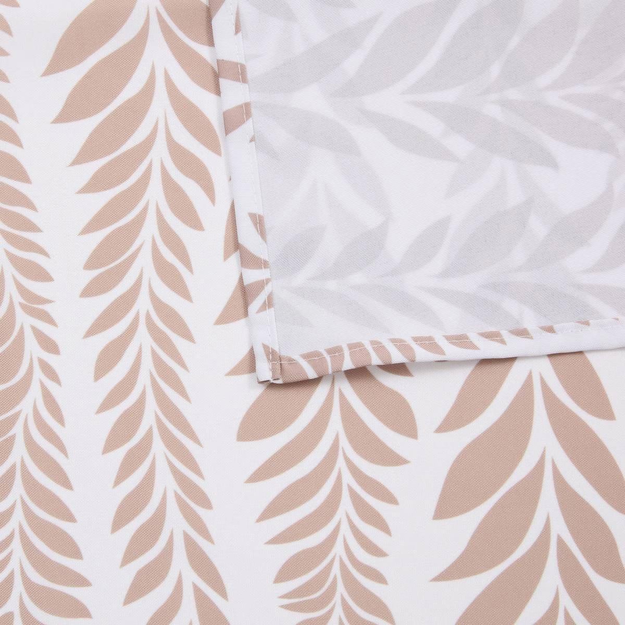 Voir la diapositive 2 : ATMOSPHERA Nappe antitache imprimé  océania  140x240cm terracotta