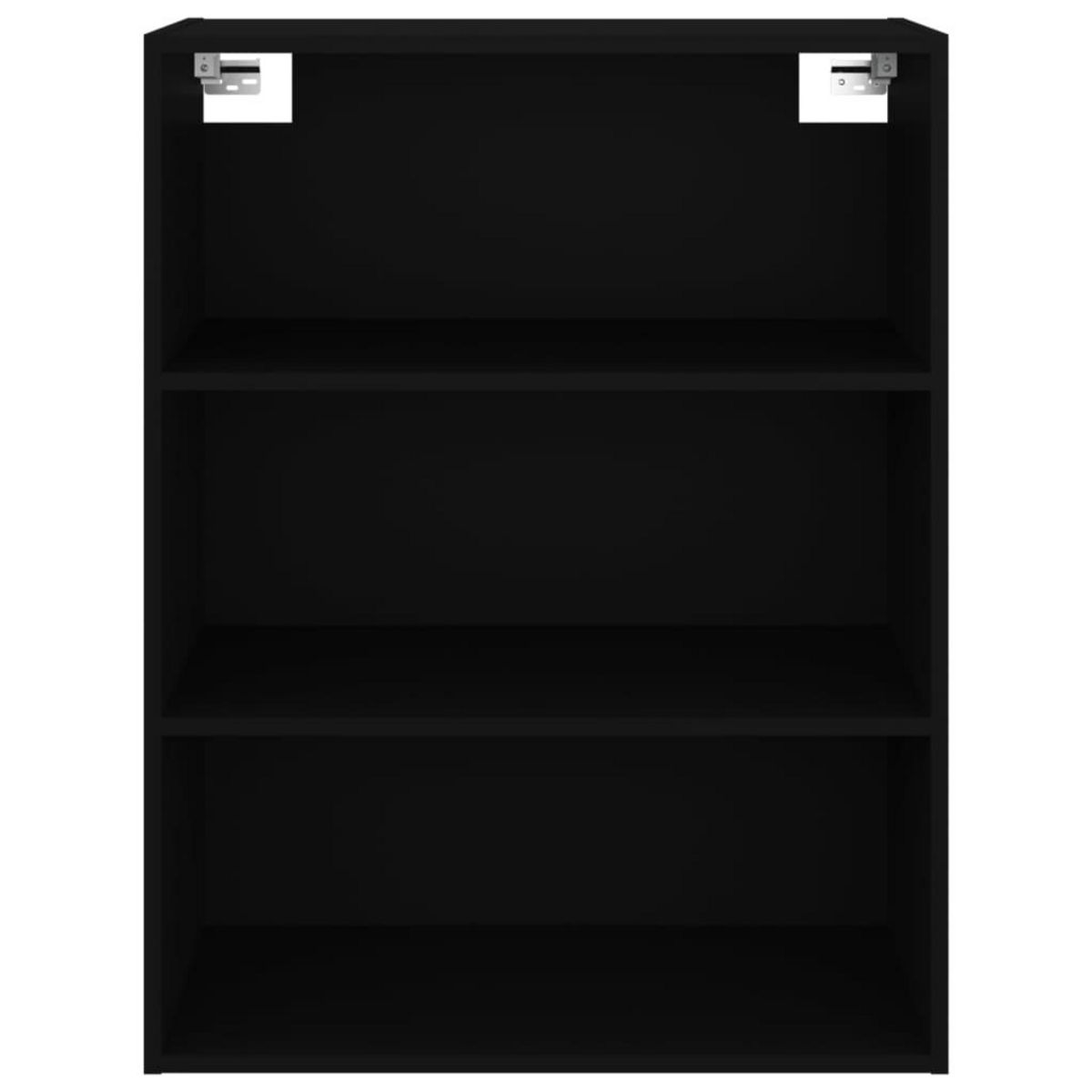VIDAXL Armoire murale suspendue Noir 69,5x32,5x90 cm