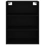 Voir la diapositive 5 : VIDAXL Armoire murale suspendue Noir 69,5x32,5x90 cm