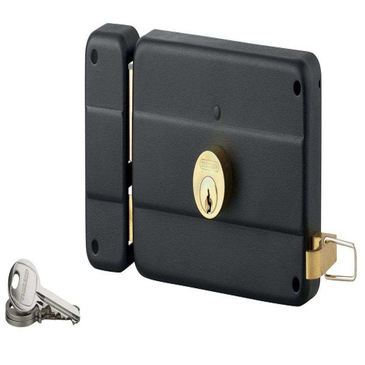 THIRARD Serrure en applique THIRARD 140 x 72mm, à tirage, horizontal, ouverture à gauche