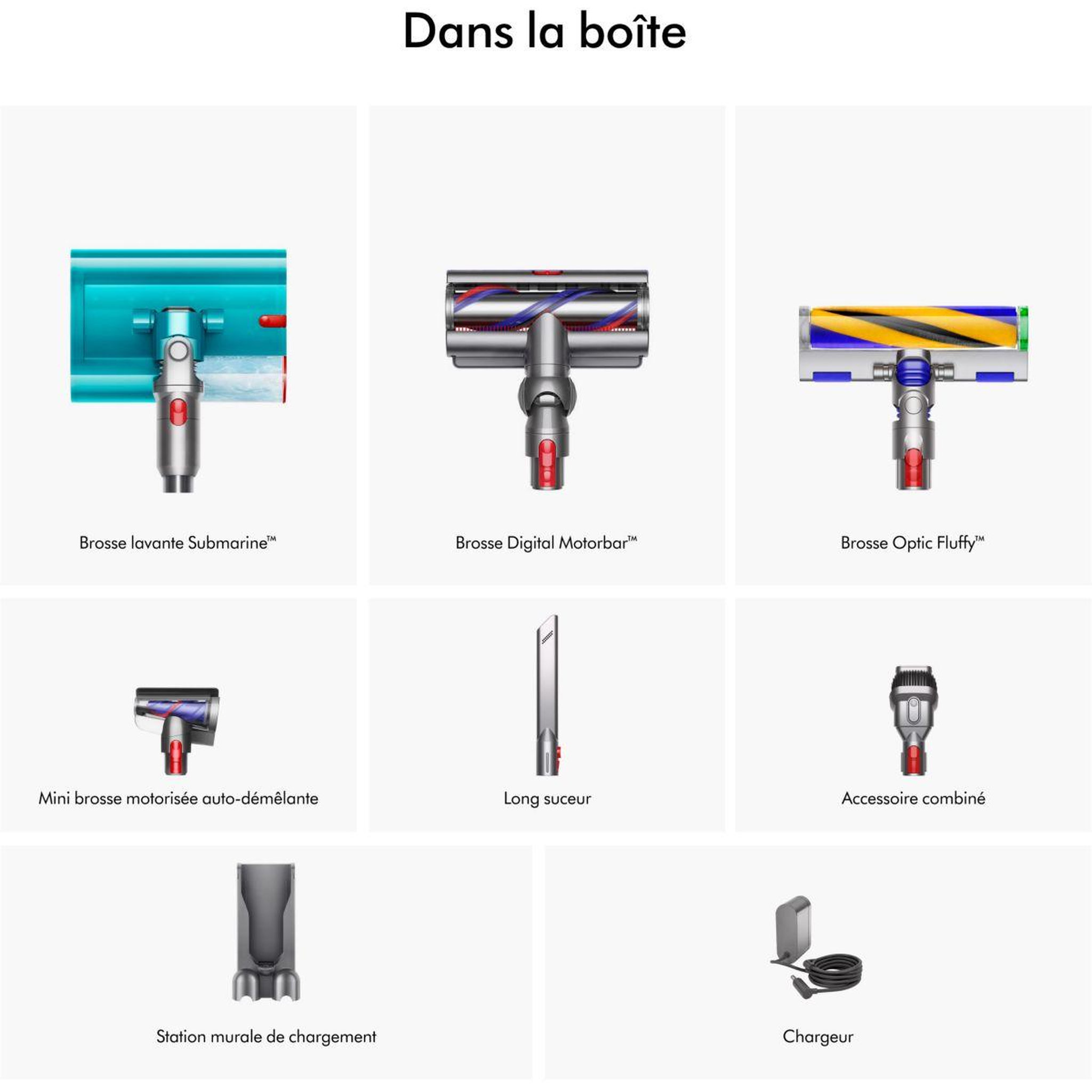 Voir la diapositive 2 : Dyson Aspirateur balai v15s detect submarine