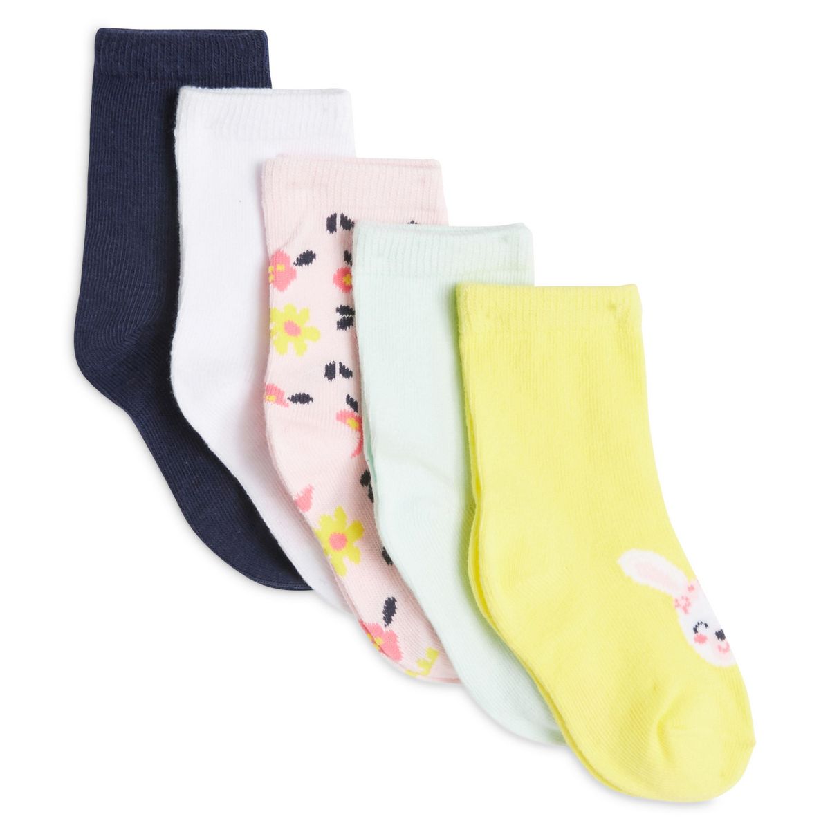 IN EXTENSO Lot de 5 paires de socquettes bébé fille