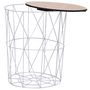 Voir la diapositive 3 : VIDAXL Table basse Blanc Ø 47 cm