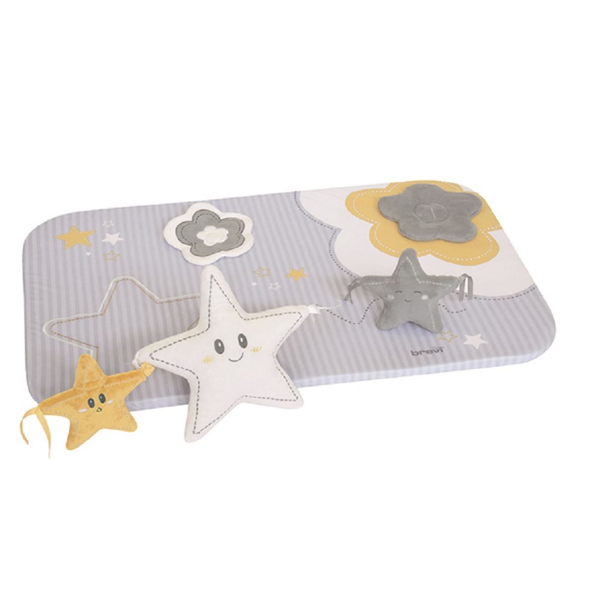 BREVI Parc bébé avec tapis de jeu Soft and Play