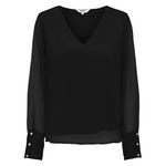 Only Blouse e Femme Only Tasha Otl. Coloris disponibles : Noir